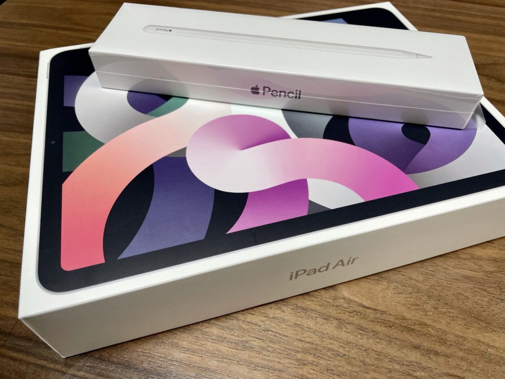 iPad Air（第4世代）とApple Pencilの画像